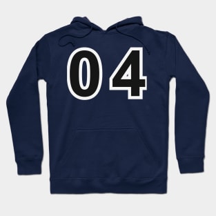 number 4 Hoodie